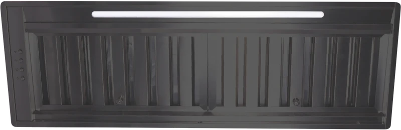 Glemgas 85cm Undermount Rangehood, Black Stainless Steel