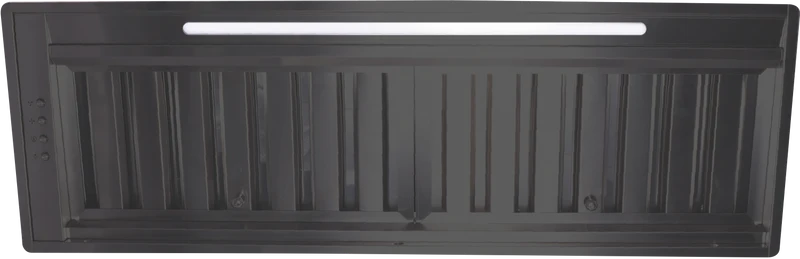 Glemgas 85cm Off Board Undermount Rangehood, Black Stainless Steel