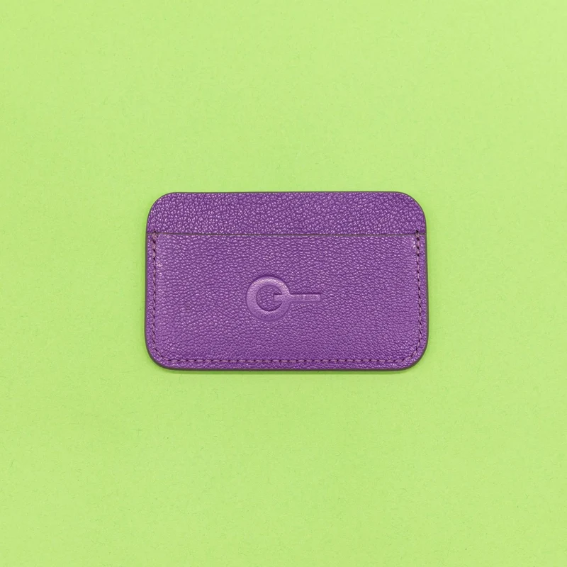 MELBOURNE Purple Leather Wallet