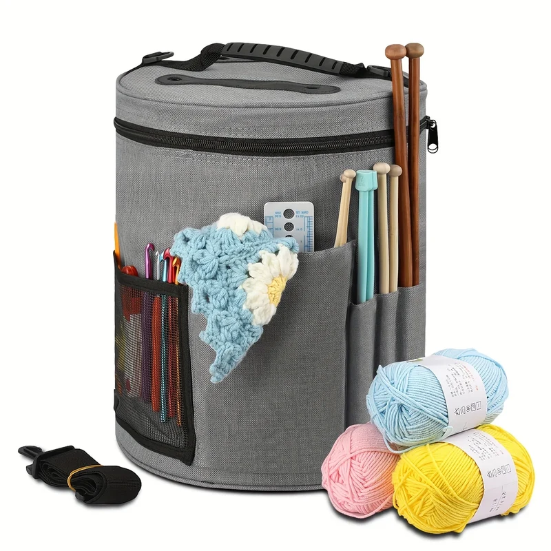 Sac de Rangement Crochet et Tricot