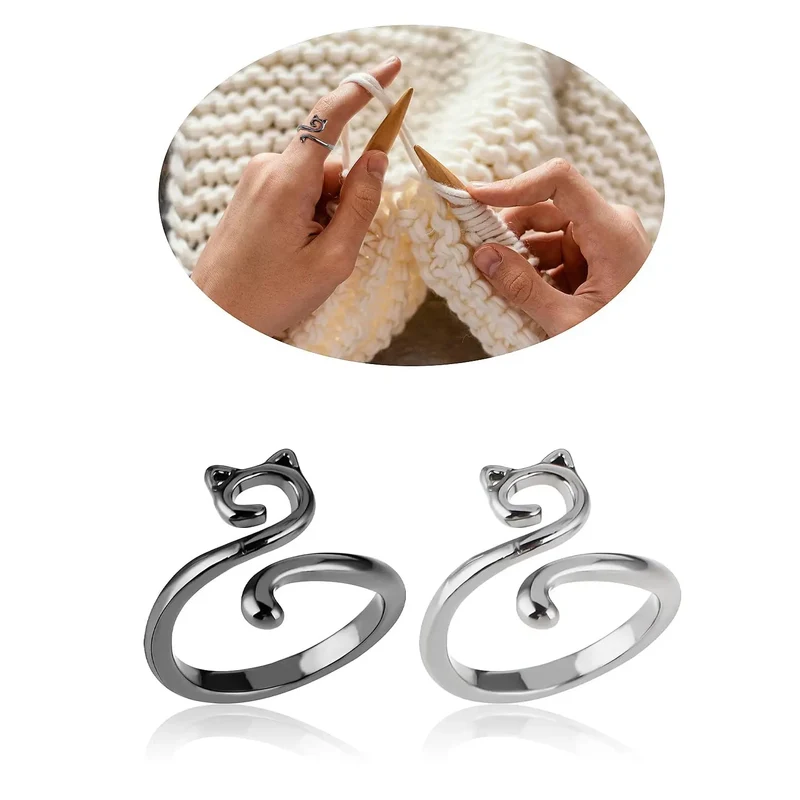 Bagues de Tension Réglables pour Tricot & Crochet