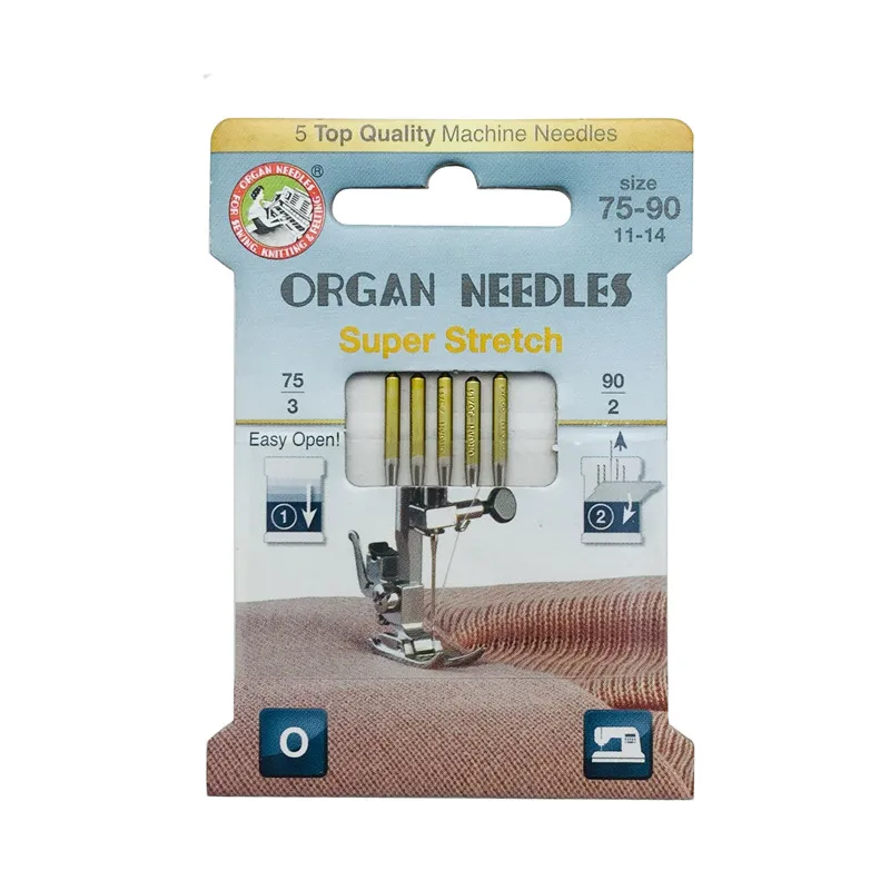 Lot de 5 aiguilles pour machine à coudre