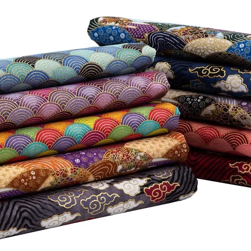 Tissus Coton Motifs Japonais