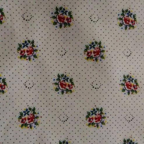 Tissu au mètre "Maianenco" blanc