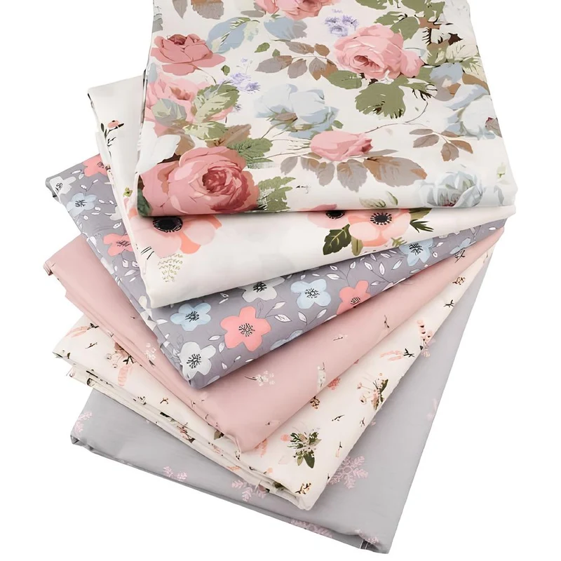 Lot de 6 Tissus Thème " Floral "
