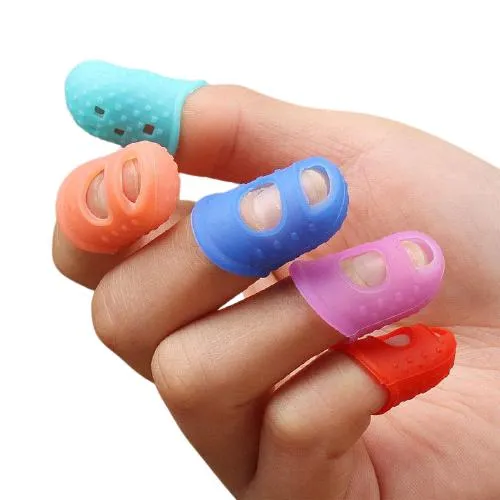 Lot de 5 Dés à Coudre en Silicone