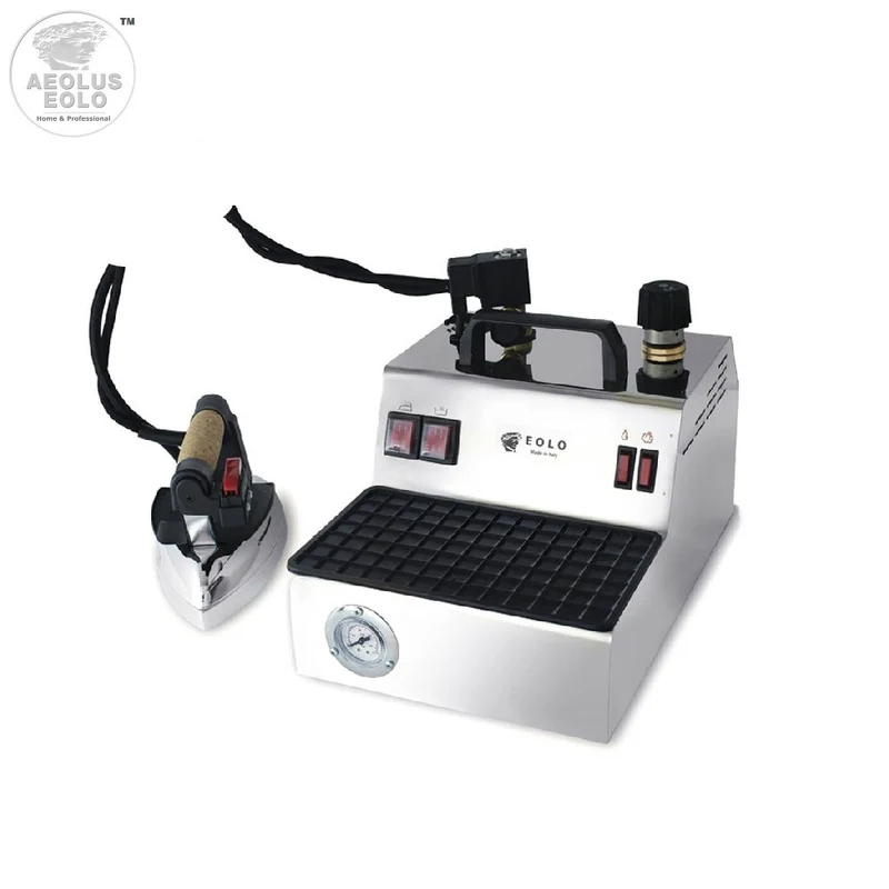 EOLO Sistema Stirante GV02 INOX Ferro da Stiro Professionale Generatore di Vapore Secco Caldaia in Rame Anticalcare Corazza Acciaio Inox Stiro Verticale Stiratore Stirare Stiratrice Risparmio Energetico Efficienza A++ Made in Italy Garanzia 5 Anni