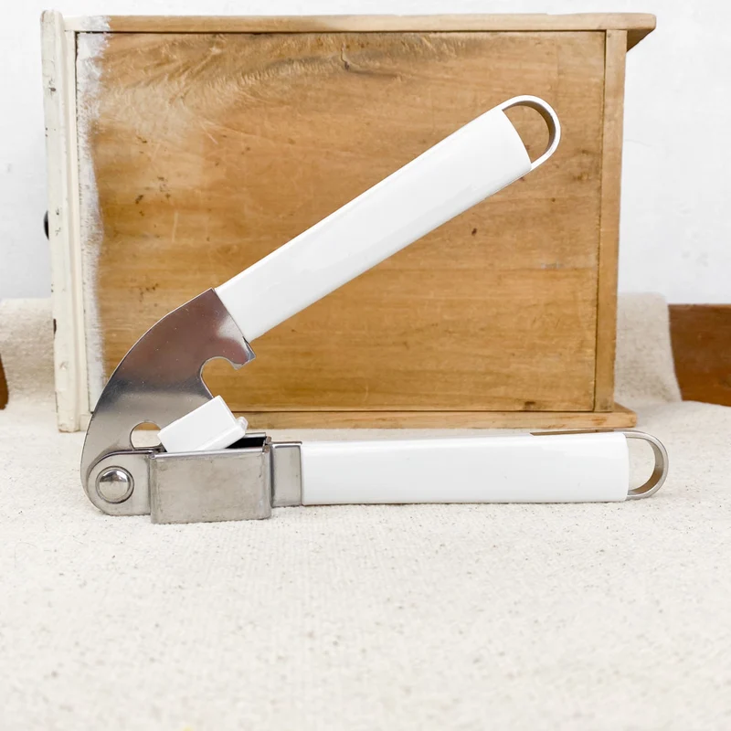 Presse-ail blanc inox