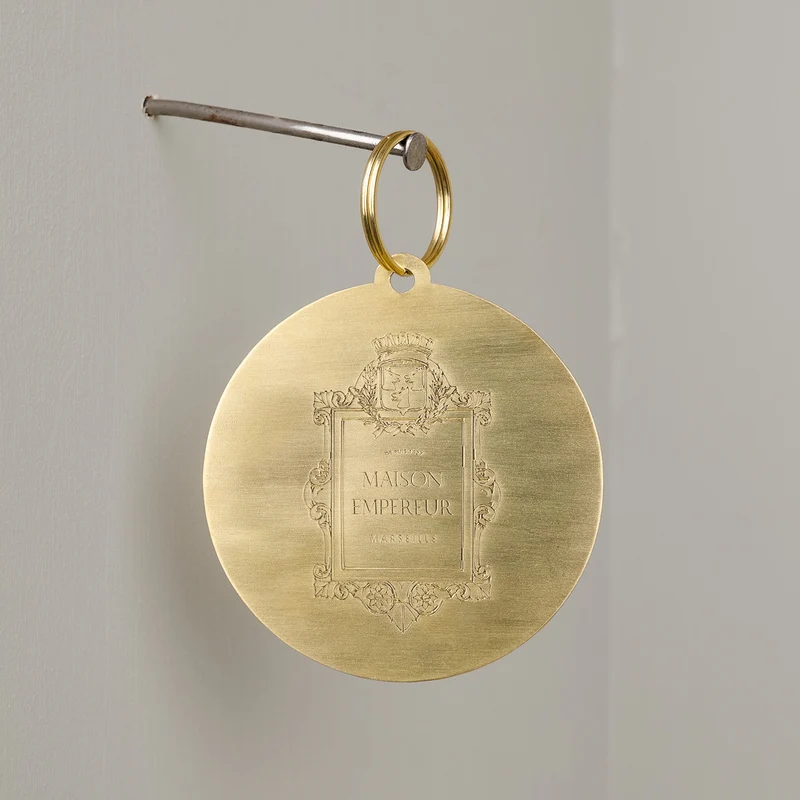 Porte-clé Maison Empereur en Laiton