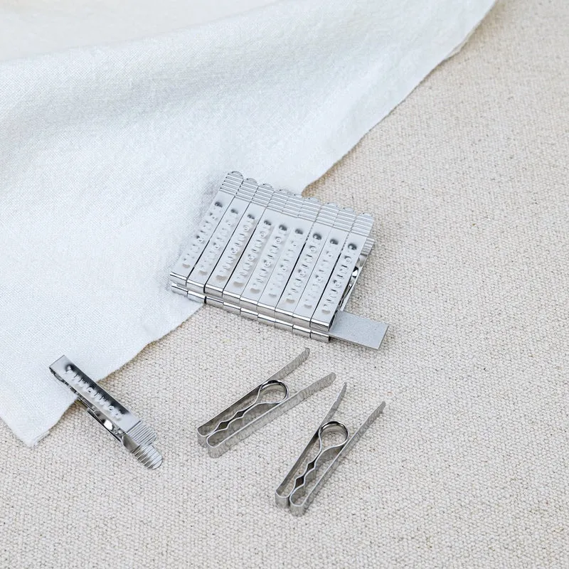 Pinces à linge en inox Pincinox x 12