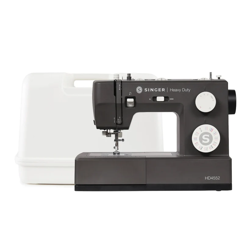SINGER® Heavy Duty 4552™ Next Evolution Charcoal Sewing Machine & Hard Case Bundle