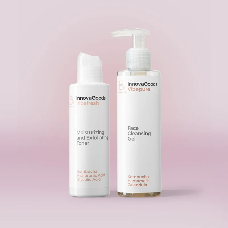 Pack Dúo de Limpieza Facial Kombucha InnovaGoods