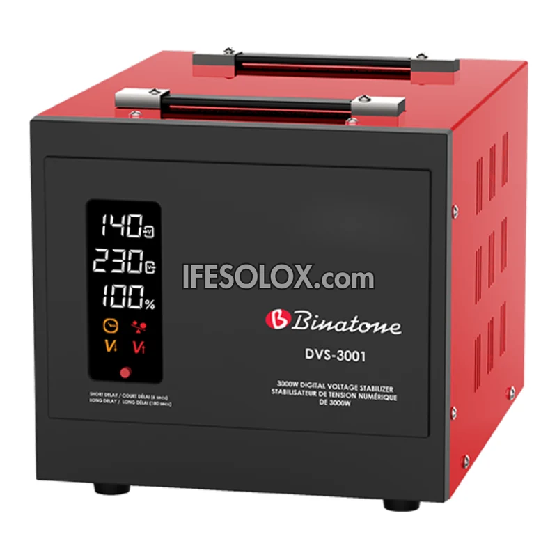 Binatone DVS-3001 3000Watts Digital Voltage Stabilizer with USB Charging Port - Brand New