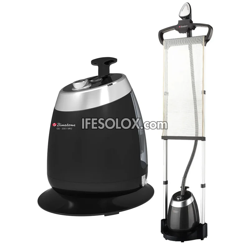 Binatone GS-2001 MK2 1500W Standing Garment Steamer for Clothes - Brand New