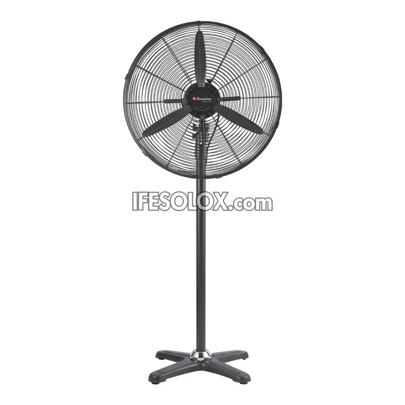 Binatone 20" Heavy Duty Industrial Standing Fan with 3 Speed buttons, 3 Fin Metal Blades (HDF-2021) - Brand New