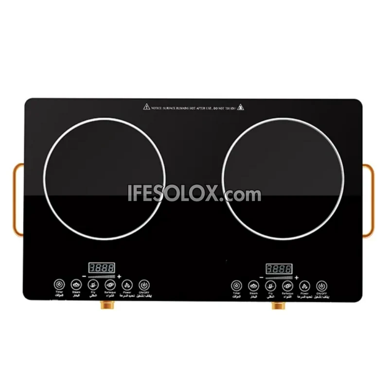 Hotplate Electric Cooker HICD02 with Dual Cooktop, Separate Touch Sensor, LCD Displays - Brand New