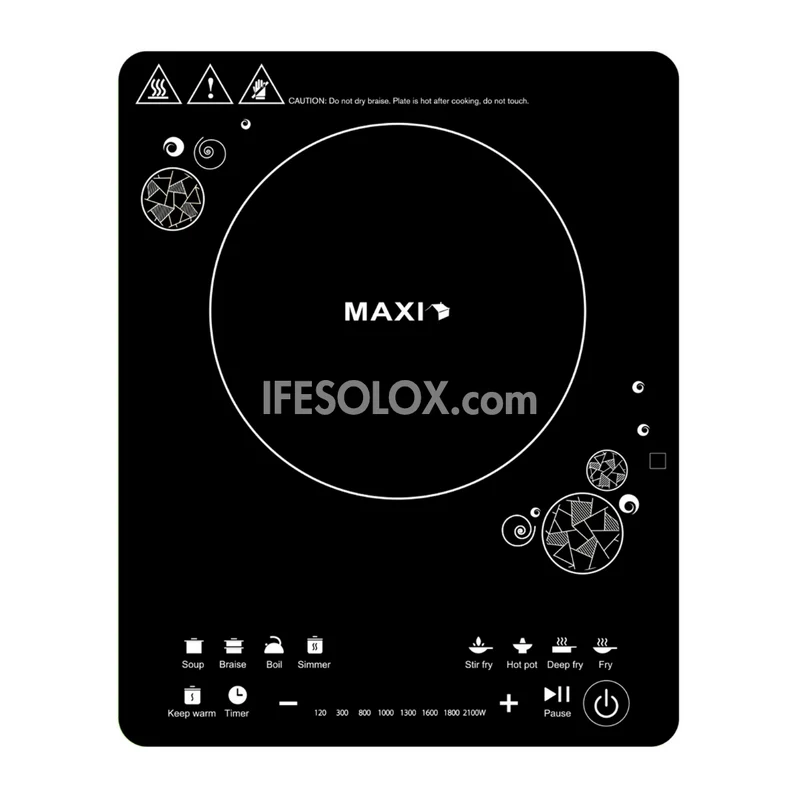 MAXI Single Cooktop Induction Cooker with Touch Control, LED Display - Brand New