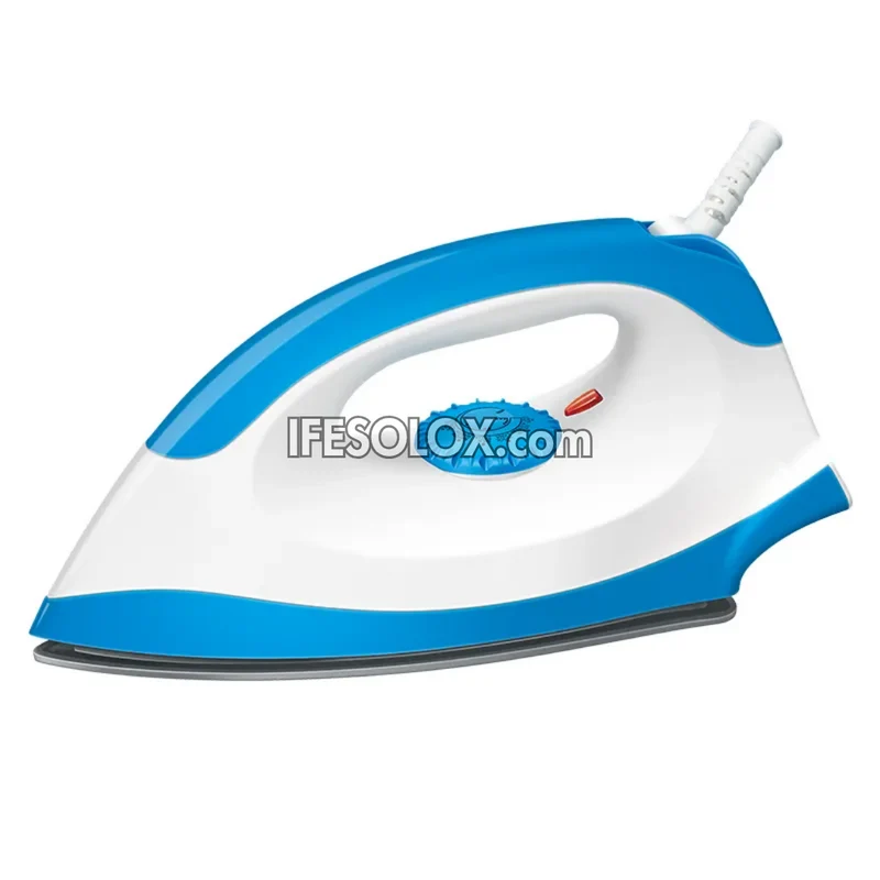 Deluxe 1000W Dry Pressing Iron for Clothes with Scratch Resistant Aluminum Soleplate, Auto Shut-off - Brand New