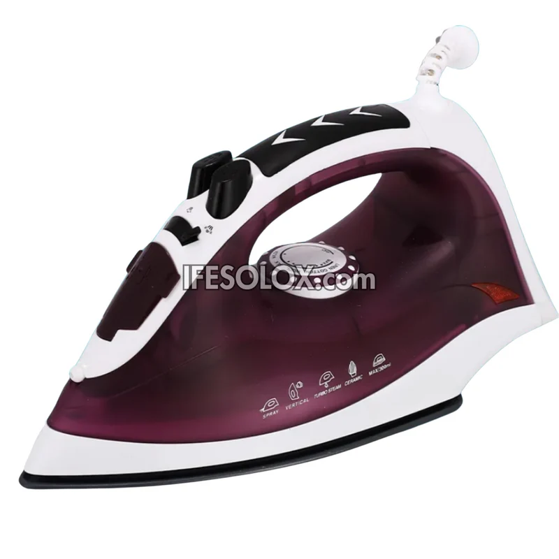 Easy Steam Compact Pressing Iron for Clothes with Automatic Shut-off, Nonstick Soleplate and Adjustable Temperature - Brand New
