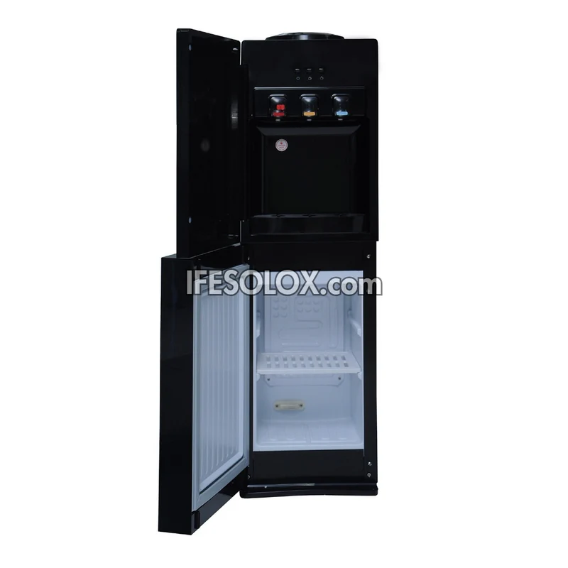 MAXI 1730S-B Water Dispenser with 3 Faucets and Refrigerator - Brand New