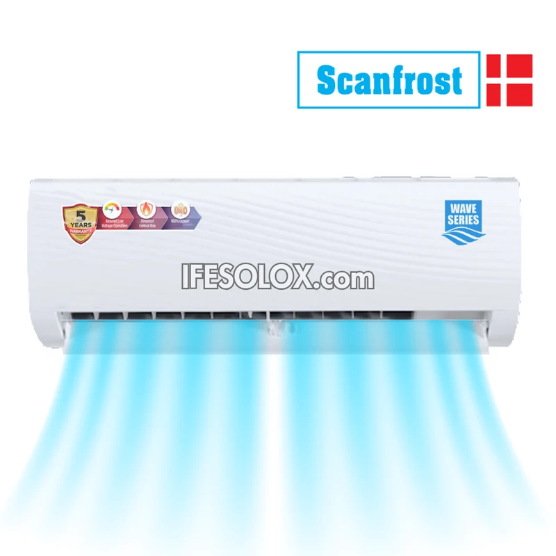 ScanFrost 1HP Split Unit Air Conditioner with Copper Compressor and Installation Kits - Brand New