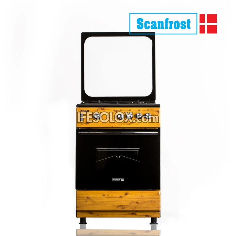 ScanFrost CK6312NG 60x60 (3+1) Premium Oven Gas Cooker with 3 Gas Burners and 1 Electric Plate - Brand New