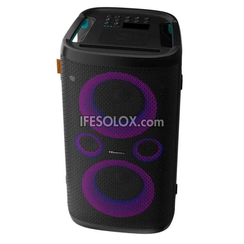 Hisense HP110 Party Rocker HiFi PA System + Built-in Quality Battery, Mic input - Brand New