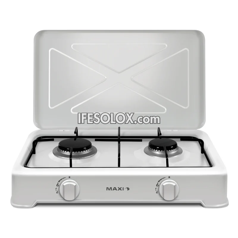 MAXI 200OC Table-Top Gas Cooker with 2 Gas Burners - Brand New