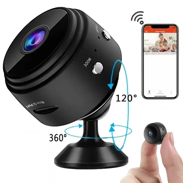 SLX 1.5MP mini Battery Powered Surveillance IP Security Camera with WiFi, Motion Detection - Brand New