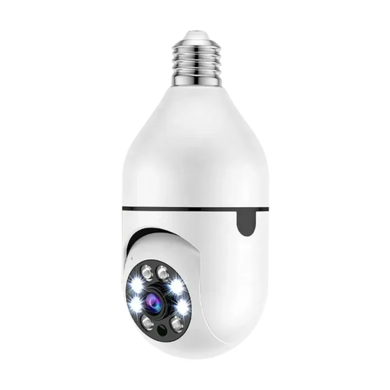 SLX V380-E27 3MP Light Bulb Security IP Camera with 2-Way Audio, WiFi, PTZ, Night Vision, Smart Motion Detection - Brand New