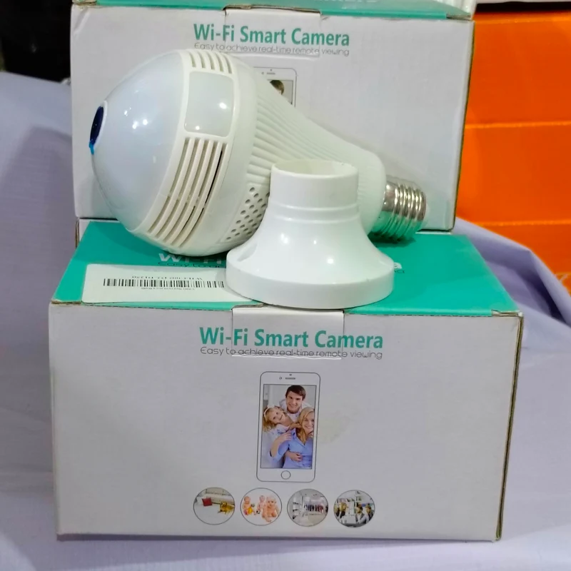 SLX 2MP Light Bulb Security IP Camera with 2-Way Audio, WiFi, Night Vision - Brand New