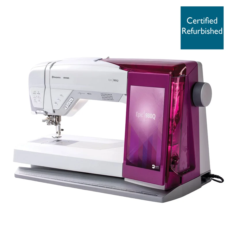 HUSQVARNA® VIKING® Refurbished EPIC™ 980Q Sewing Machine