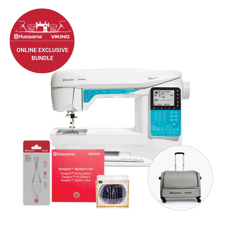 HUSQVARNA® VIKING® OPAL™ 650 Sewing Machine Bundle