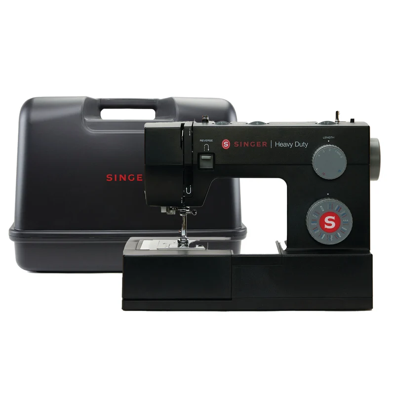 SINGER® Heavy Duty 4432 Black Sewing Machine & Black Universal Hard Case Bundle