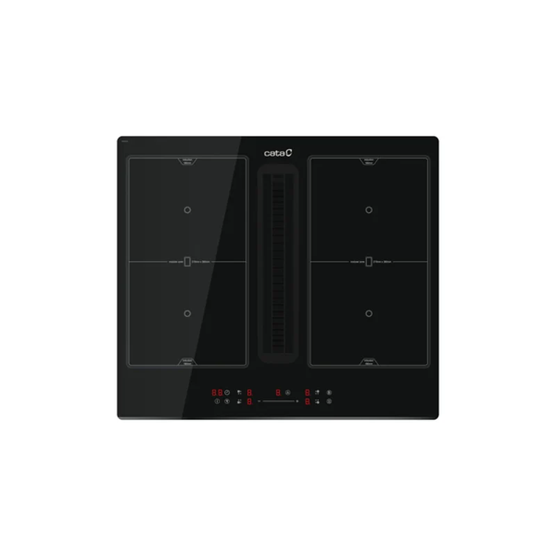 Induction Hob with Integrated Extractor Cata IAS6024 4 FLEX IND 7200 W