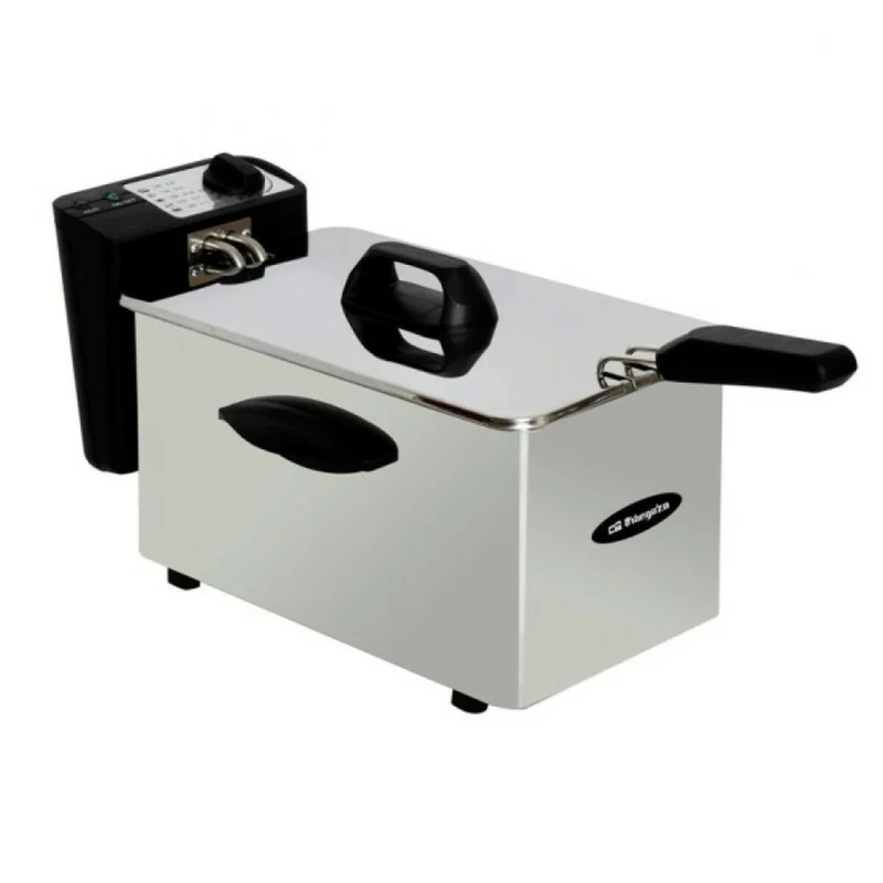 Deep-fat Fryer Orbegozo FDR35 Steel 2000 W 3,5 L