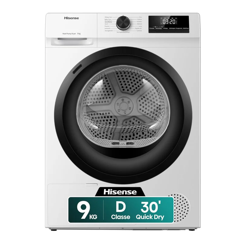 Heat pump dryer Hisense 9 kg