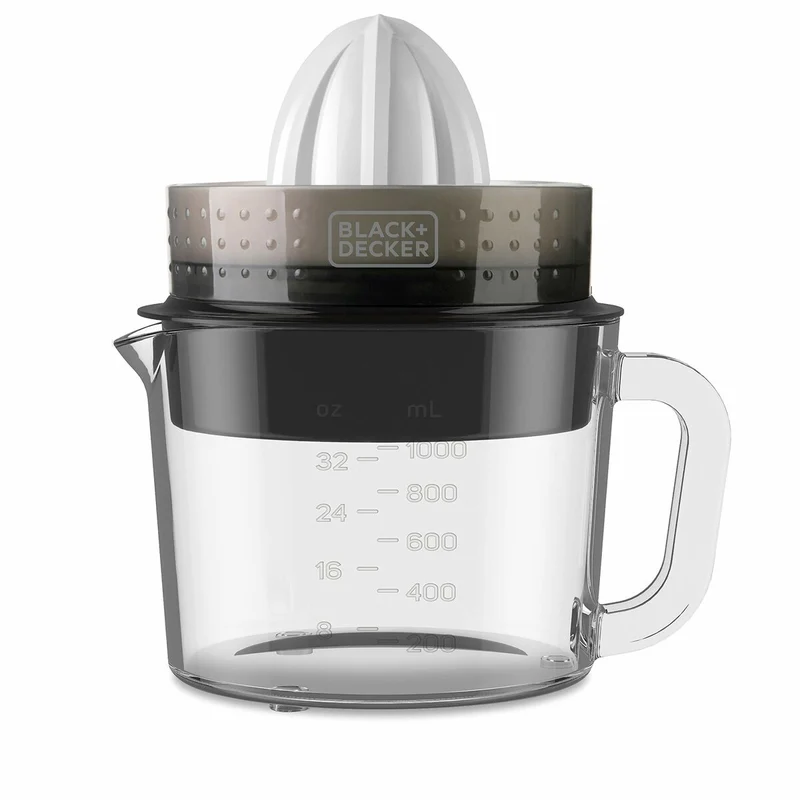 Electric Juicer Black & Decker ES9240070B White Black Translucent 30 W 1 L