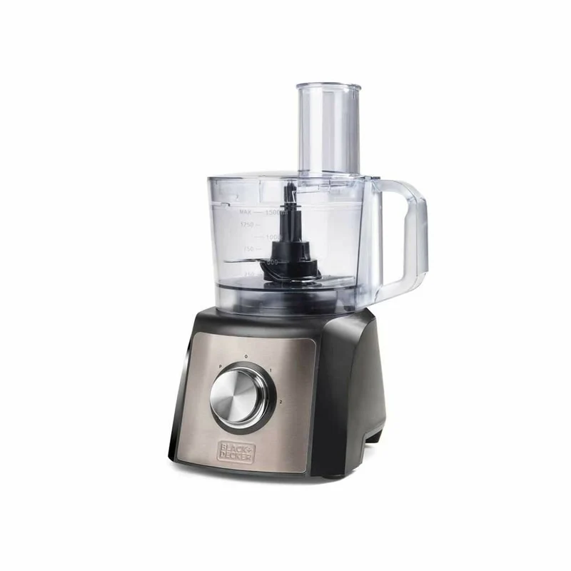 Food Processor Black & Decker ES9250050B Black Silver 1200 W