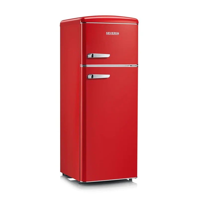 Combined Refrigerator Severin RKG8930 144 Red 206 L