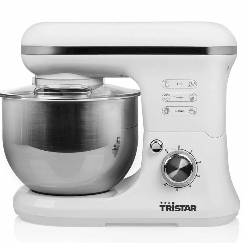 Mixer-Kneader with Bowl Tristar MX-4817 White 1200 W 1500 W 5 L