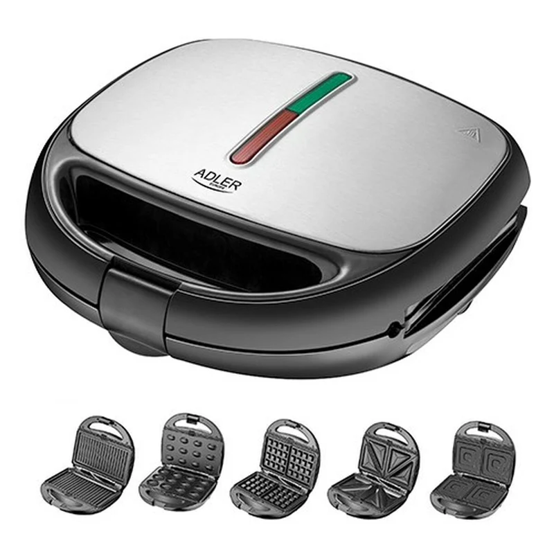 Sandwich Maker Adler AD 3040 Black 1200 W
