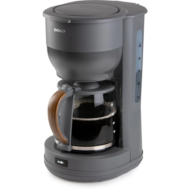 Drip Coffee Machine DOMO DO754K Grey 900 W 10 Cups 1,25 L