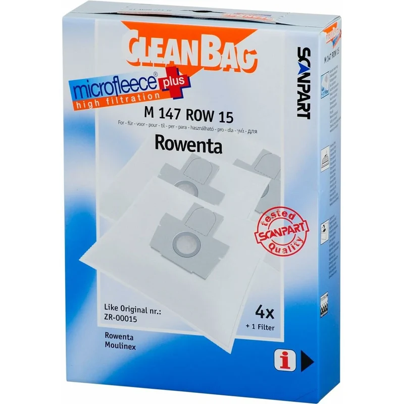 Replacement Bag for Vacuum Cleaner Scanpart M 147