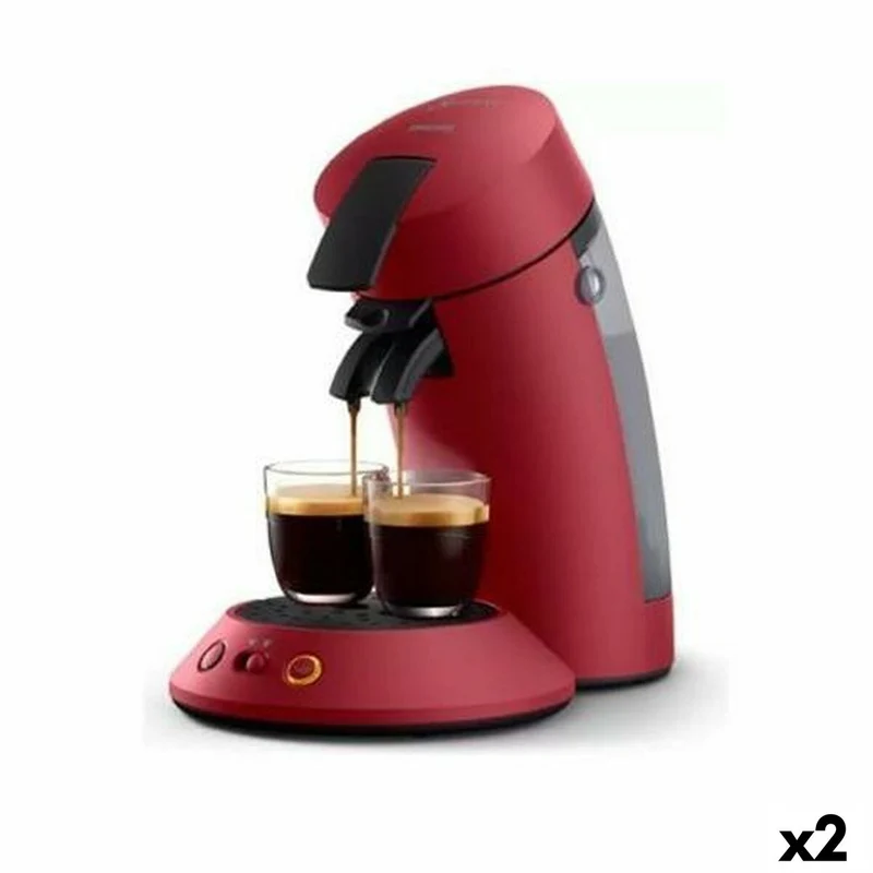 Capsule Coffee Machine Philips SENSEO ORIGINAL PLUS Red 1 bar 0,7 L (2 Units)