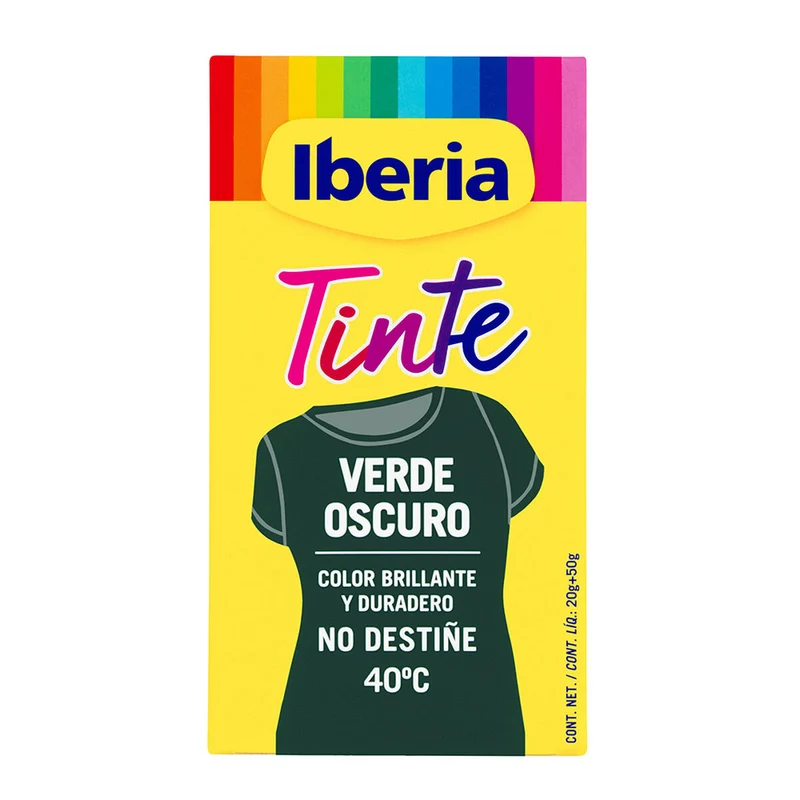 Clothes Dye Tintes Iberia 40º C Dark green