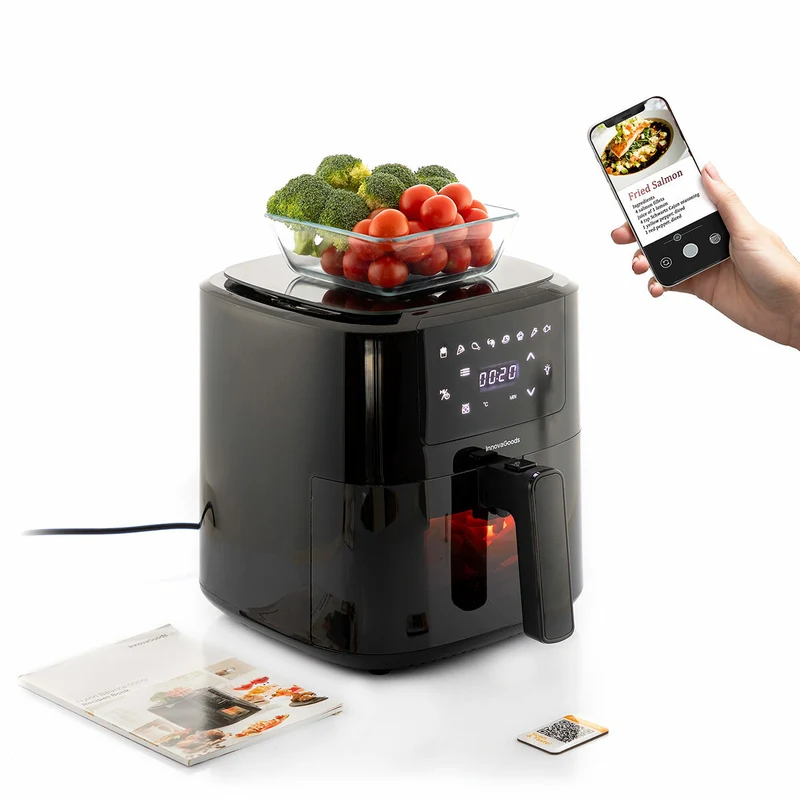 Air Fryer with Weighing Scale InnovaGoods Black 1500 W 5 L (Refurbished A)